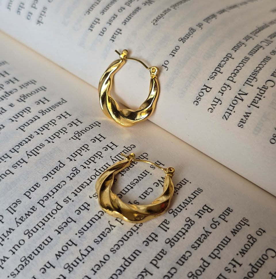 Twisted Hoop Earrings